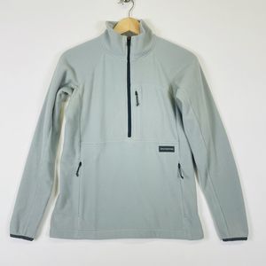 Artilect Halfmoon Glacier Grey Bio Pullover Easy Fit Fleece Jacket Womens Medium
